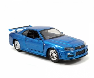 Set Masinute Metalice Fast & Furious Brian'S Nissan Skyline Gt-R(Bnr34) Scara 1 La 32 - Img 5