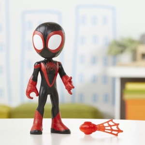 Spidey Prietenii Extraordinari Figurina Miles Morales Spider Man Supradimensionata 22.8Cm - Img 4