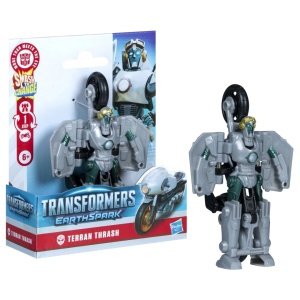 Transformers Earthspark Figurina Terran Thrash 1 Step Smash To Change - Img 4