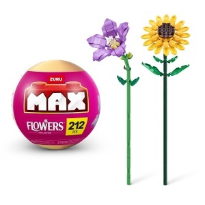 Zuru Max - Set de constructie, Flori de gradina, diverse modele - Img 6