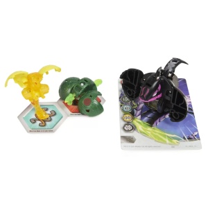 Bakugan Platinum Powerup S4 Warrior Whale Nano Fury Si Nano Sledge - Img 5