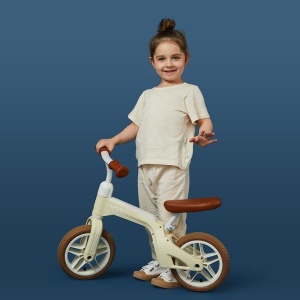 Balance bike Qplay Tech Air Alb - Img 5