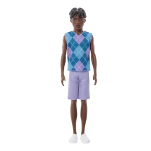Barbie Papusa Baiat Fashionistas Cu Par Afro - Img 2