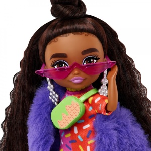 Barbie Papusa Barbie Extra Mini Bruneta - Img 4