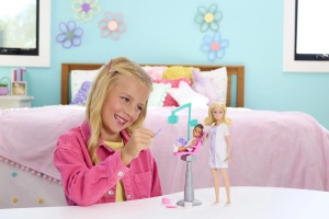 Barbie Set De Joaca Papusa Barbie Blonda Face Cariera Dentist - Img 4