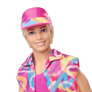 Barbie The Movie Papusa Ken Cu Patine Cu Rotile - Img 4