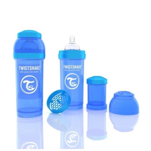 Biberon Twistshake Anti - Colici 260 ml Albastru - Img 2