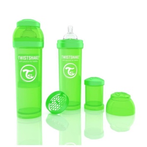 Biberon Twistshake Anti - Colici 330 ml Verde - Img 2