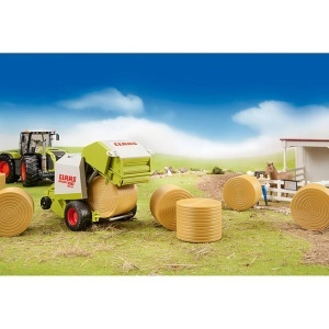Bruder - Accesorii - 4 Baloti Rotunzi De Fan Pentru Class Rolland 250 - Img 4