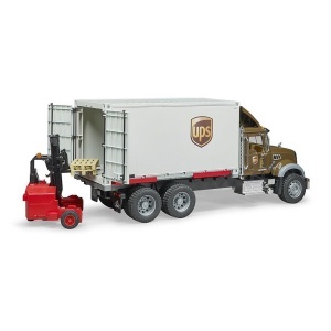 Bruder - Camion Ups Mack Granite Cu Stivuitor - Img 2