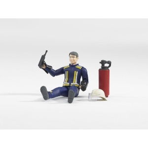 Bruder - Figurina Pompier Cu Accesorii - Img 2