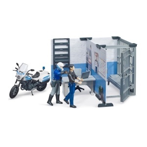 Bruder - Statie De Politie Cu Motocicleta - Img 2