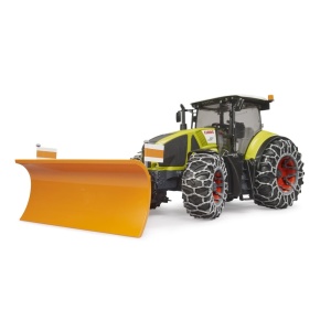 Bruder Tractor Claas Axion 950 cu lanturi de zapada si lama de plug - Img 6