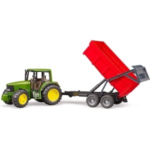 Bruder - Tractor John Deere 6920 Cu Remorca Basculabila - Img 4