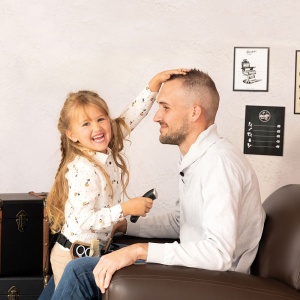 Centura frizer Smoby Barber and Cut negru cu accesorii - Img 6