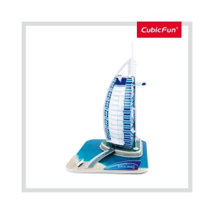 Cubic Fun - Puzzle 3D Burj Al Arab (Nivel Mediu 46 Piese) - Img 2