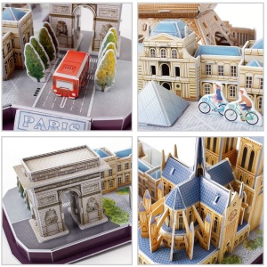 Cubic Fun - Puzzle 3D Paris 114 Piese - Img 3