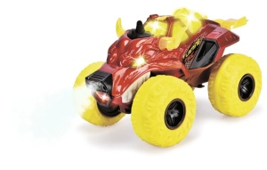 Dickie Masina De Teren Flaming Fire Monster Cu Lumini Sunete Suspensii Si Functie Abur 25Cm - Img 6