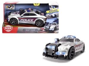 Dickie Toys Masina De Politie Street Force Cu Lumini Si Sunete 33Cm - Img 5