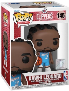 Figurina Funko NBA POP! Sports, Kawhi Leonard (City Edition 2021), 9 cm - Img 2