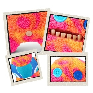 Fuggler - Jucarie de plus, 23 cm - Ciudateii in vacanta, Sir Splodge A Lot - multi - Img 3