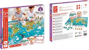 Hape Puzzle 2-In-1 Turul Lumii - Img 5