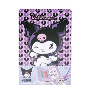 Happi Hobbi Kuromi Jurnal Artistic Cu Markere Neon