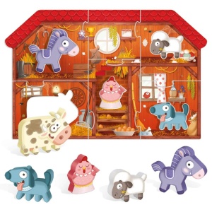 Headu Montessori - Primul Meu Puzzle - Ferma - Img 2