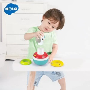 Hopa Mitica Roly Poly Unicorn Cu Inele Pentru Stivuit - Img 7