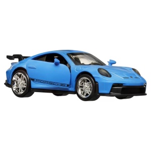 Hot Wheels Masinuta Metalica Cu Sistem Pull Back Porsche 911 Gt3 Scara 1:43 - Img 4