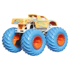 Hot Wheels Monster Truck Glow In The Dark Masinuta Podium Crasher Scara 1:64 - Img 4