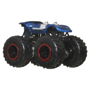 Hot Wheels Monster Truck Si Masinuta Metalica Twin Mill - Img 3