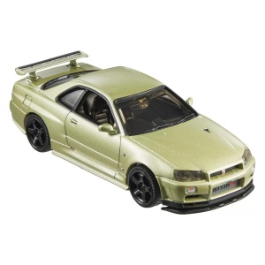 Hot Wheels Premium Real Riders Masinuta Metalica Nissan Skyline Gt-R Scara 1:43 - Img 4