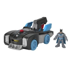 Imaginext Dc Super Friends Vehicul Cu Figurina Bat-Tech Batmobil - Img 2
