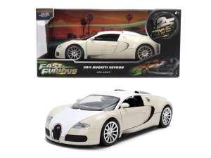 Jada Fast And Furious Masinuta Metalica Bugatti Veyron 2011 Scara 1 La 24 - Img 5