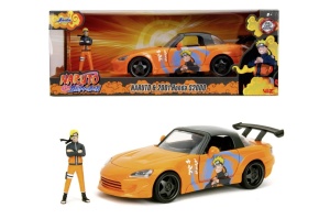 Jada Naruto Shippuden Set Figurina Naruto Si Masinuta Metalica Honda 2001 S2000 Scara 1:24 - Img 6