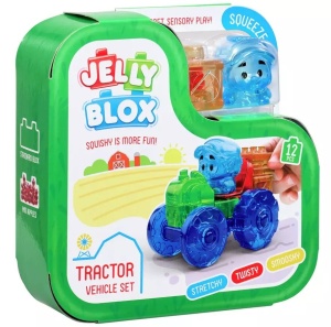 Jelly Blox - Set de joaca cu tractor, 12 piese - Img 2