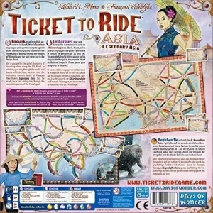 Joc de societate Ticket to Ride Map Collection Asia, extensie, limba engleza - Img 2