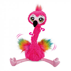 Jucarie de plus interactiva Frankie flamingo dansator, Pets Alive - Img 2