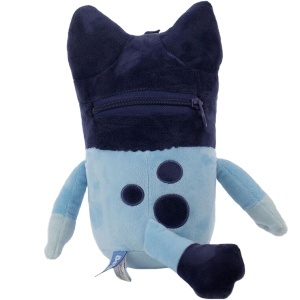 Jucarie din plus Bluey cu buzunar, 26 cm (asezata) - Img 3