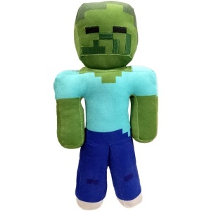 Jucarie din plus Zombie Steve, Minecraft, 35 cm