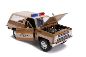 Macheta Metalica 1980 Chevy Police K5 Scara 1 La 24 - Img 8
