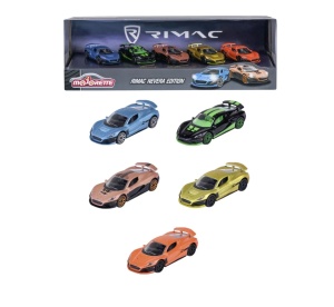 Majorette Set 5 Masinute Rimac Nevera Edition Giftpack - Img 3