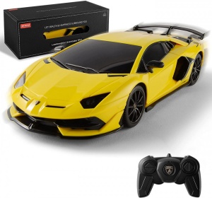 Masina Cu Telecomanda Lamborghini Aventador Svj Galben Cu Scara 1 La 24 - Img 7