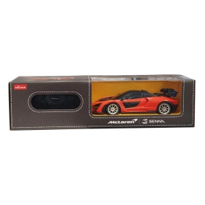 Masina Cu Telecomanda Mclaren Senna Portocaliu Cu Scara 1 La 24 - Img 2