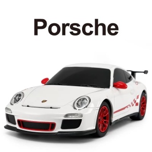 Masina Cu Telecomanda Porsche Gt3 Rs Alb Cu Scara 1 La 24 - Img 4