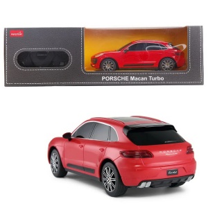 Masina Cu Telecomanda Porsche Macan Turbo Rosu Cu Scara 1 La 24 - Img 3