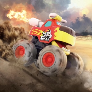 Masinuta Bebe Monster Truck Taurasul Cel Furios - Img 5