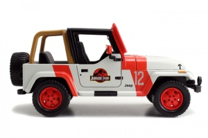 Masinuta Metalica Jurassic World 1992 Jeep Wrangler 1:24 - Img 4
