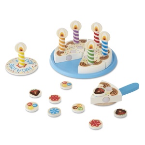 Melissa And Doug Set De Joaca Din Lemn Tort Aniversar - Img 5